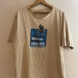 vintage 98 radiohead band tee shirt 🔥